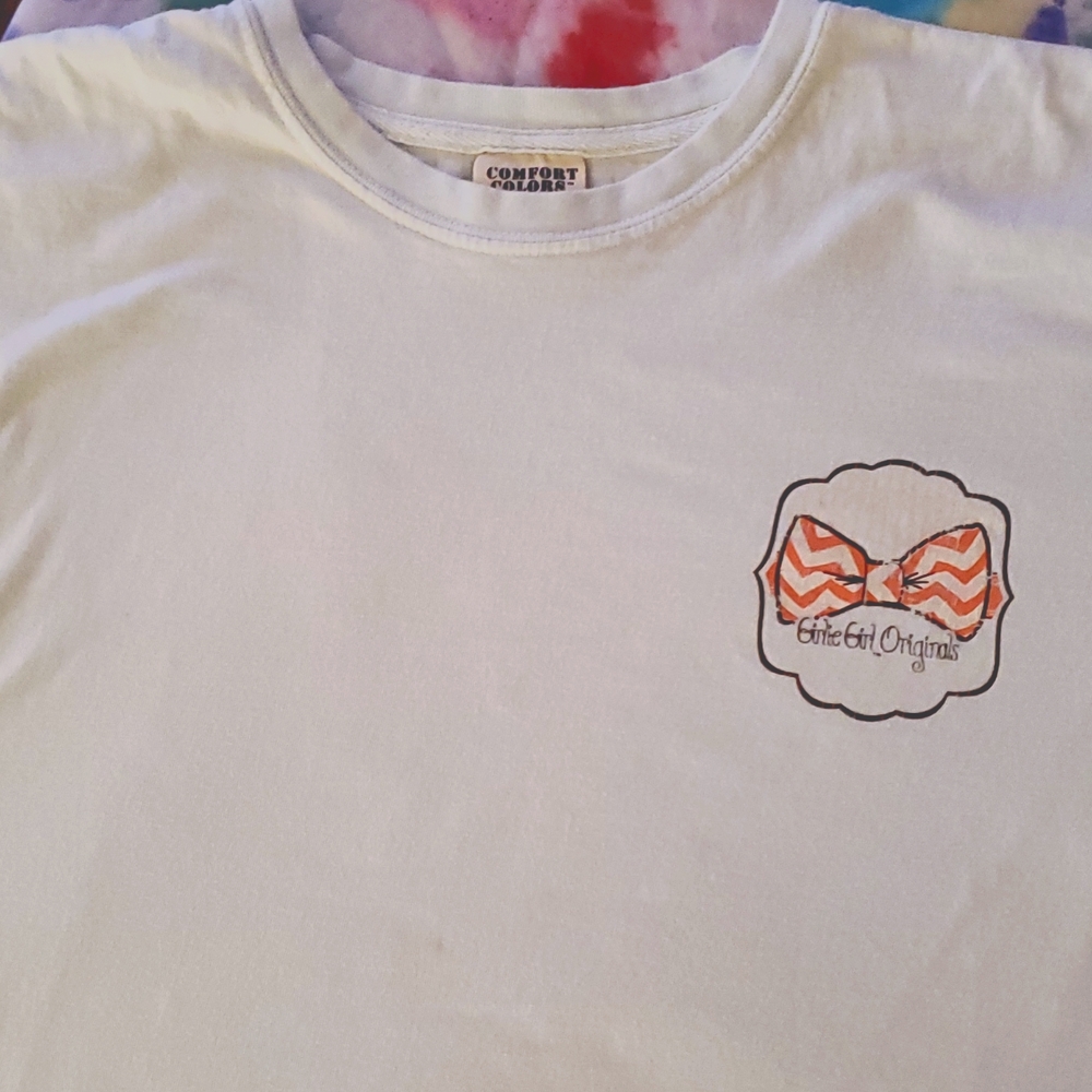 'Girlie Girl' Comfort Colors tshirt size XL